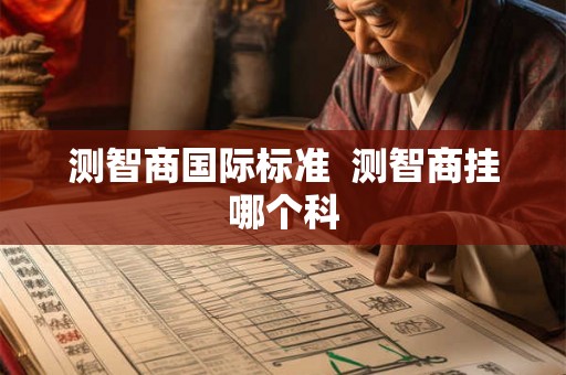 测智商国际标准  测智商挂哪个科