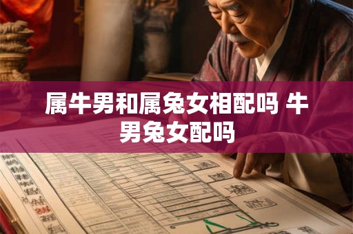 属牛男和属兔女相配吗 牛男兔女配吗