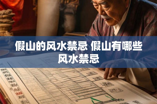 假山的风水禁忌 假山有哪些风水禁忌 假山的风水禁忌 假山有哪些风水禁忌