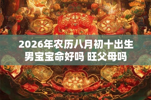 2026年农历八月初十出生男宝宝命好吗 旺父母吗