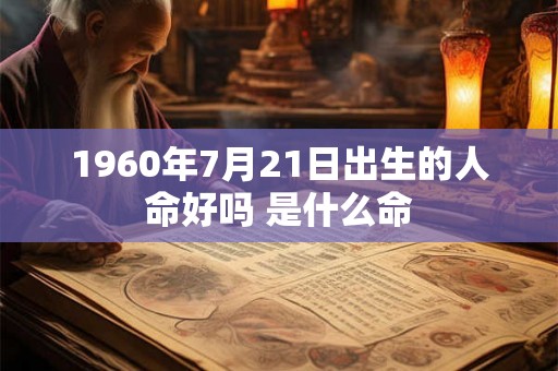 1960年7月21日出生的人命好吗 是什么命