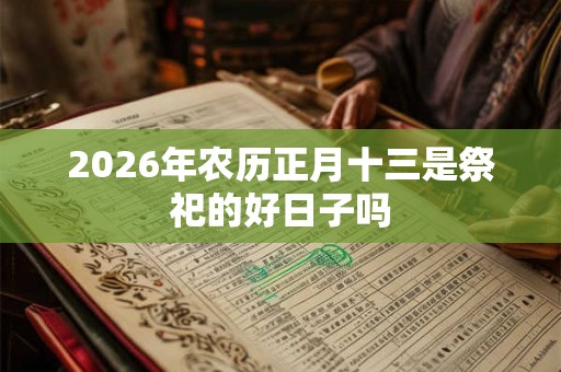 2026年农历正月十三是祭祀的好日子吗