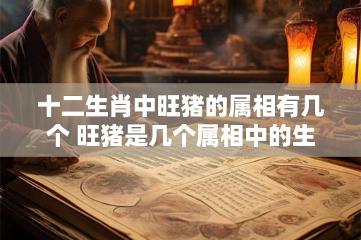 十二生肖中旺猪的属相有几个 旺猪是几个属相中的生肖