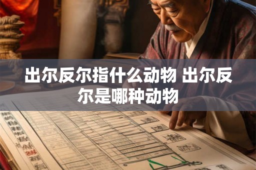 出尔反尔指什么动物 出尔反尔是哪种动物