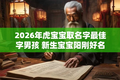 2026年虎宝宝取名字最佳字男孩 新生宝宝阳刚好名