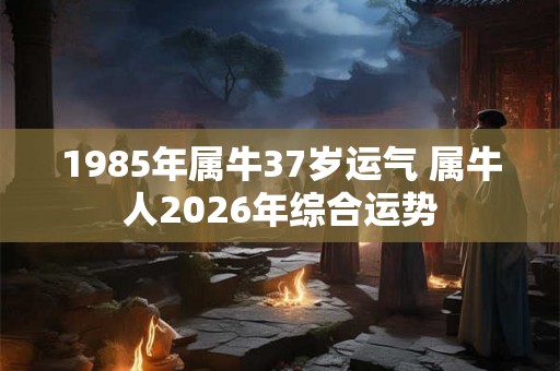 1985年属牛37岁运气 属牛人2026年综合运势