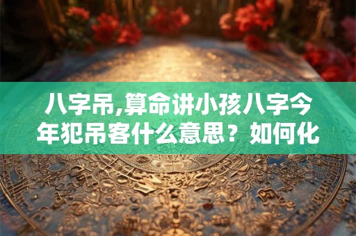 八字吊,算命讲小孩八字今年犯吊客什么意思？如何化解？