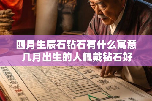 四月生辰石钻石有什么寓意 几月出生的人佩戴钻石好