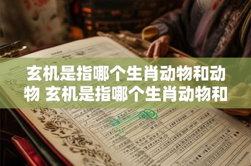 玄机是指哪个生肖动物和动物 玄机是指哪个生肖动物和动物的动物
