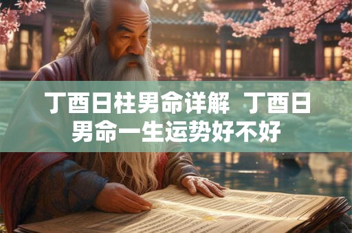 丁酉日柱男命详解  丁酉日男命一生运势好不好