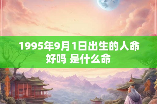 1995年9月1日出生的人命好吗 是什么命 1995年9月1日出生的人命好吗 是什么命