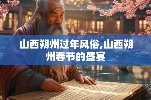 山西朔州过年风俗,山西朔州春节的盛宴