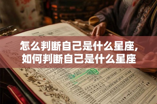 怎么判断自己是什么星座,如何判断自己是什么星座