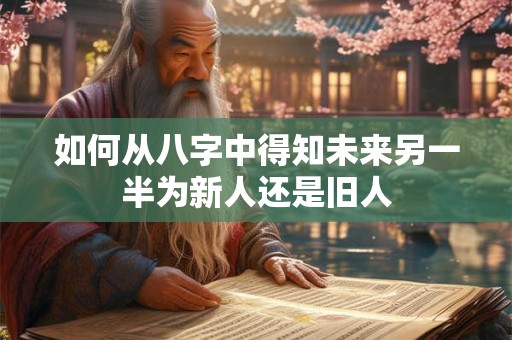如何从八字中得知未来另一半为新人还是旧人