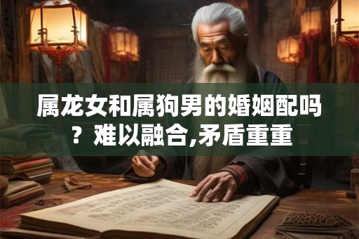 属龙女和属狗男的婚姻配吗？难以融合,矛盾重重
