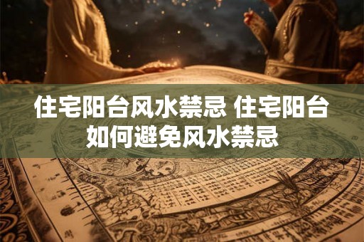 住宅阳台风水禁忌 住宅阳台如何避免风水禁忌