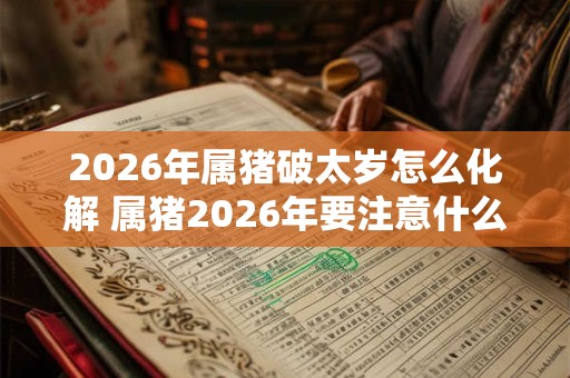 2026年属猪破太岁怎么化解 属猪2026年要注意什么