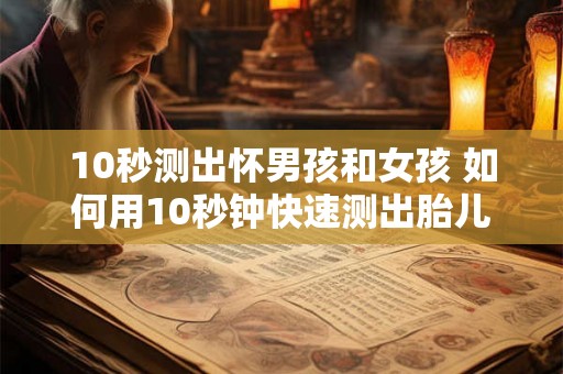 10秒测出怀男孩和女孩 如何用10秒钟快速测出胎儿性别是男孩还是女孩