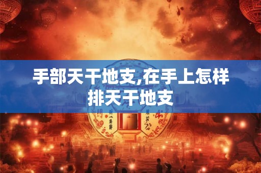 手部天干地支,在手上怎样排天干地支