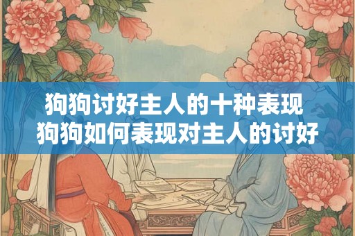 狗狗讨好主人的十种表现 狗狗如何表现对主人的讨好之情