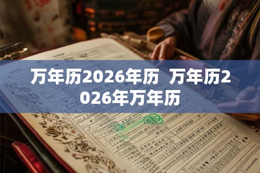万年历2026年历  万年历2026年万年历