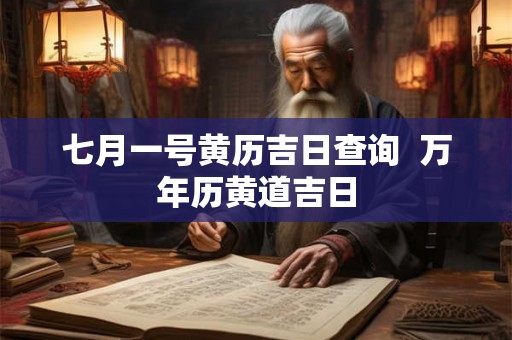 七月一号黄历吉日查询  万年历黄道吉日