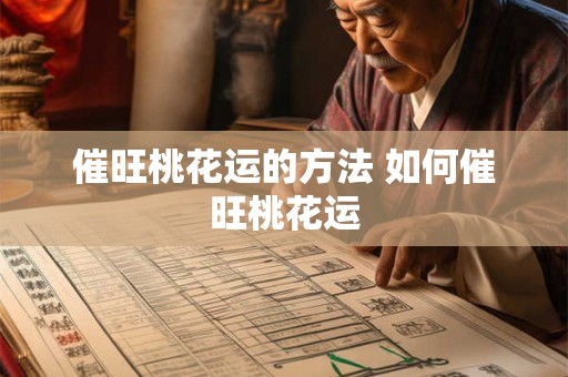 催旺桃花运的方法 如何催旺桃花运