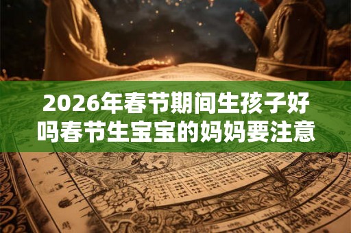 2026年春节期间生孩子好吗春节生宝宝的妈妈要注意什么 2026年春节期间生孩子好吗春节生宝宝的妈妈要注意什么