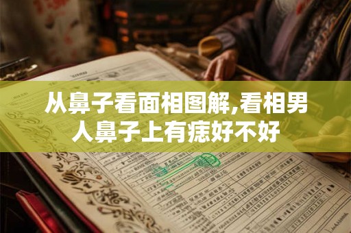 从鼻子看面相图解,看相男人鼻子上有痣好不好