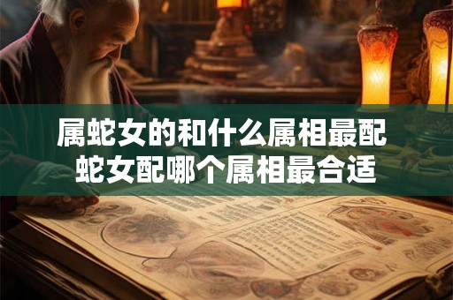 属蛇女的和什么属相最配 蛇女配哪个属相最合适