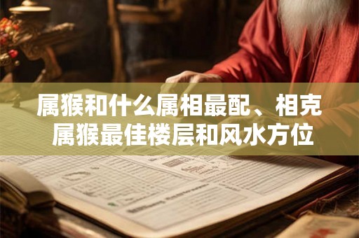 属猴和什么属相最配、相克 属猴最佳楼层和风水方位