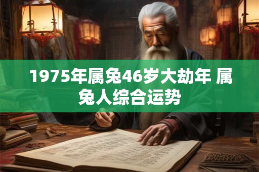 1975年属兔46岁大劫年 属兔人综合运势 1975年属兔46岁大劫年 属兔人综合运势