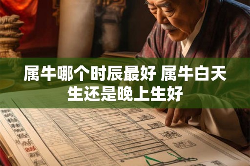 属牛哪个时辰最好 属牛白天生还是晚上生好