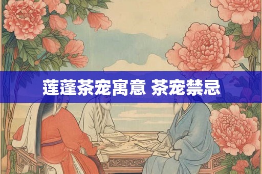 莲蓬茶宠寓意 茶宠禁忌 莲蓬茶宠寓意 茶宠禁忌