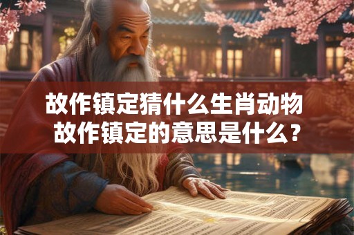 故作镇定猜什么生肖动物 故作镇定的意思是什么？
