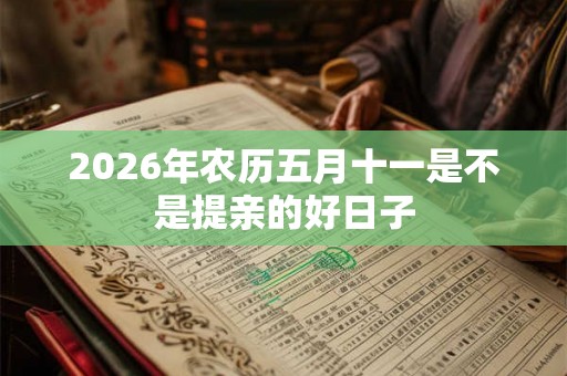 2026年农历五月十一是不是提亲的好日子