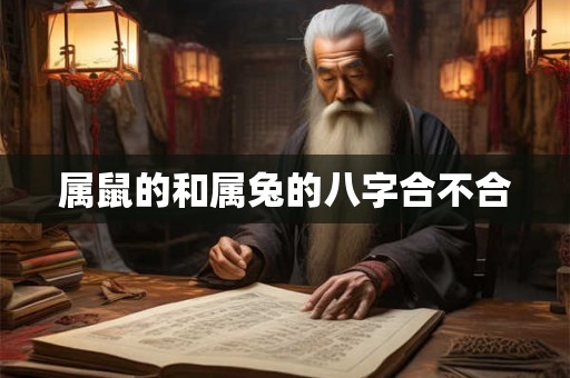 属鼠的和属兔的八字合不合