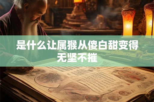 是什么让属猴从傻白甜变得无坚不摧
