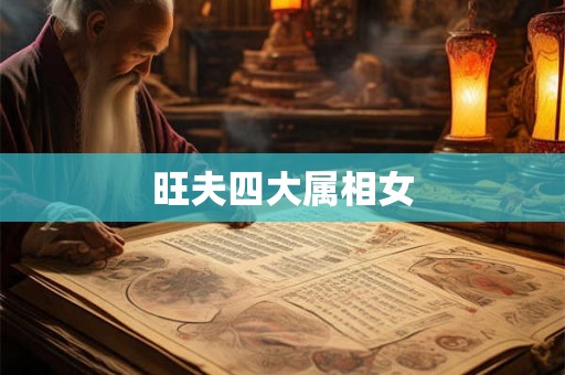 旺夫四大属相女