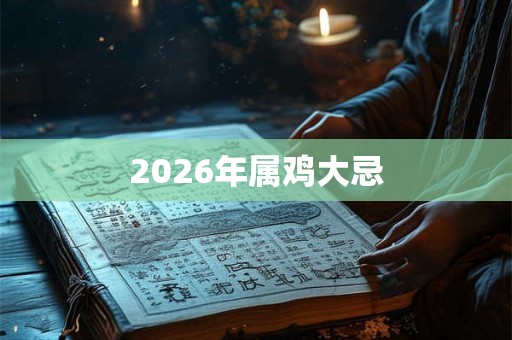 2026年属鸡大忌
