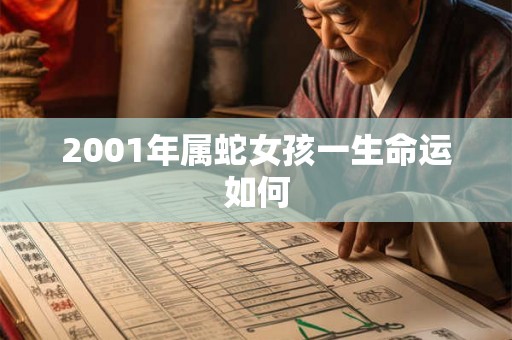 2001年属蛇女孩一生命运如何