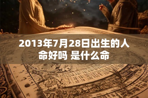 2013年7月28日出生的人命好吗 是什么命
