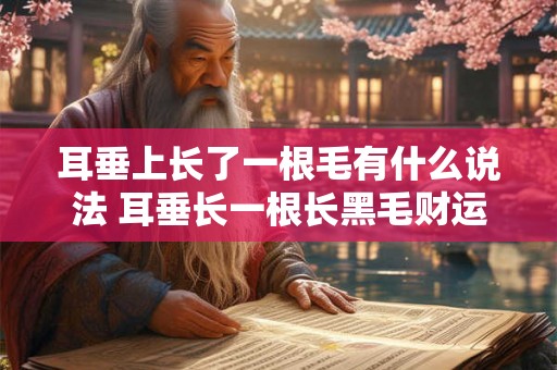耳垂上长了一根毛有什么说法 耳垂长一根长黑毛财运