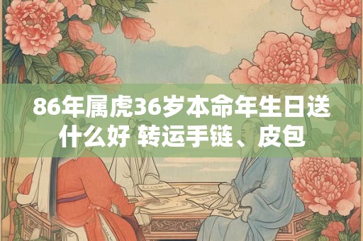 86年属虎36岁本命年生日送什么好 转运手链、皮包 86年属虎36岁本命年生日送什么好 转运手链、皮包