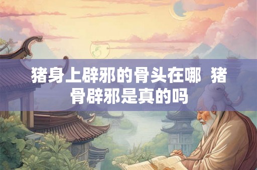 猪身上辟邪的骨头在哪  猪骨辟邪是真的吗
