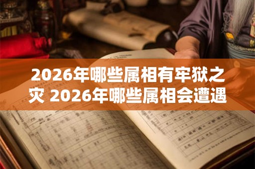 2026年哪些属相有牢狱之灾 2026年哪些属相会遭遇牢狱之灾