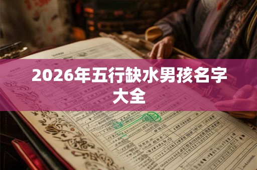 2026年五行缺水男孩名字大全