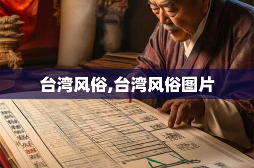 台湾风俗,台湾风俗图片