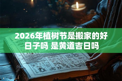 2026年植树节是搬家的好日子吗 是黄道吉日吗