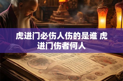 虎进门必伤人伤的是谁 虎进门伤者何人